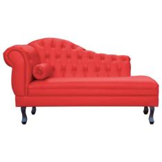 Divã Recamier Larissa Lado Direito material sintético Cores - DS Estof