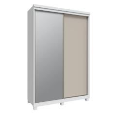 Guarda Roupa Solteiro 2 Portas de Correr Espelho Rimo New Honduras - M