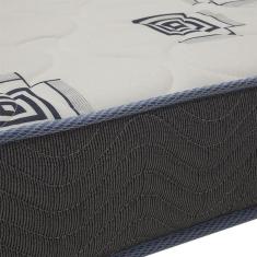 Cama Solteiro Simba Areia Fosco Pés Amadeirado Com Colchão D33 Reller Móveis