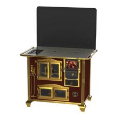 Fogão a Lenha N 2 Gab Imperador Vitreo Tabaco com Tampa Saida Esquerda