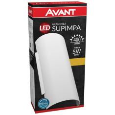 Arandela Led Avant 5w Bivolt Branco Frio 6500k 400 Lúmens