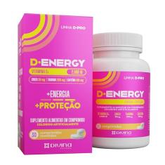 Vitamina D 2000 ui + Taurina 200 mg + Zinco 30 mg - D.Energy | D.Pro - Resistência e Energia
