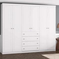 Guarda Roupa Casal Nova York 6 Portas 4 Gavetas Espresso Móveis