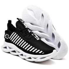 Tênis Feminino Running Academia Esporte Solado Trançado-Feminino