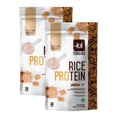 Kit 2X: Rice Protein Paçoca Vegana Rakkau 600g