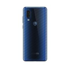 Película Traseira De Fibra De Carbono Transparente Para Motorola One Vision - Gshield