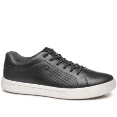 Tênis Casual Pegada Masculino em Couro Preto 111501-06-Feminino