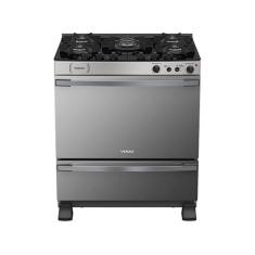 Fogao 5 Bocas Venax Palladio Vitreo Inox Gas Glp, Inox, 110V