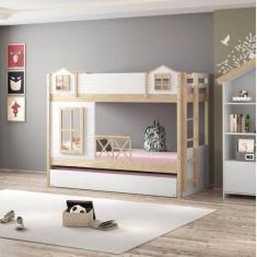 Treliche Infantil Garden com Proteção Total Casatema Marroml/Branco