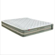 Colchão King Mola Ensacada Attraction 27x193x203cm King Koil Cinza/Branco