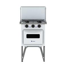 Comprenet Fogão 2 Bocas com Forno Elétrico de 4 Pés, Embutido, Aço Inoxidável