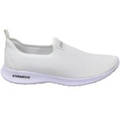 Sapatilha Tenis Calce Facil Slip on Feminina Confortável - STAR MOVE, 