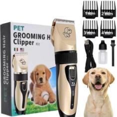 Conjunto de Tosa Pet com 4 Pentes Ajustáveis - LIPPIN