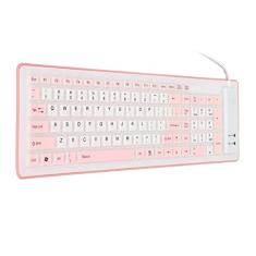 Teclado Mecânico, Teclado de Silicone Dobrável Teclados de Computador Teclado de Máquina de Escrever Com 103 Teclas USB Com Fio de Silicone Dobrável à Prova d'água Mudo Teclado