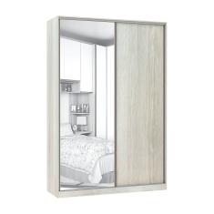 Guarda-roupa Solteiro 2 Portas De Correr 160 Cm Legno Crema