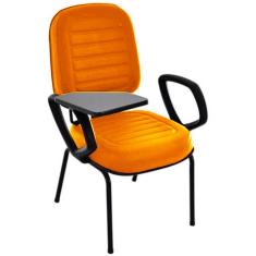 Cadeira Universitária Diretor Gomada Linha Blenda Laranja