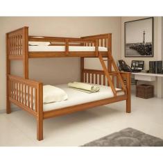 Beliche De Madeira Com Cama De Casal E Solteiro Totalità