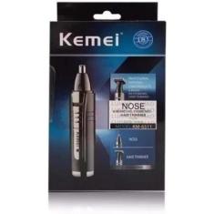 Máquina De Tirar Pelos - Nariz Barba E Cabelo Kemei Km-6511