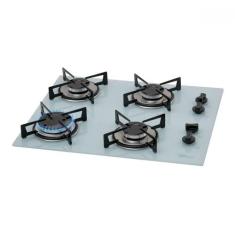 Cooktop 4 Bocas com Vidro Branco - Fischer, Bivolt, Branco