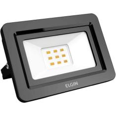 Refletor de LED Power IP65 10W Bivolt 6500K PT - ELGIN