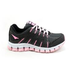 Tenis feminino lest-5 na  oferta relãmpago, Preto rosa, 35
