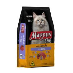 Ração Magnus Premium Gatos Adultos Castrados Carne 20kg