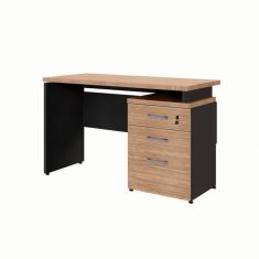 Escrivaninha Yaris 3 GV Ameixa e Preta 120 cm