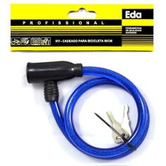Trava Cadeado para Bicicleta C/CHAVE 60CM EDA 9YI