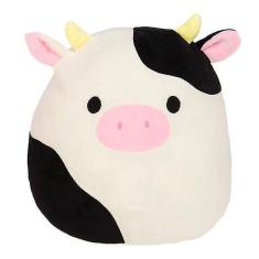 20cm Squishmallow pelúcia boneca de brinquedo travesseiro presente-vaca (um tamanho)