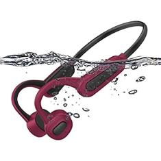 Fone de ouvido esportivo sem fio Bluetooth 5.0, fone de ouvido de natação à prova d'água IPX8, reprodutor de MP3 de natação de 16 GB, fone de ouvido de condução óssea/orelha aberta com alça