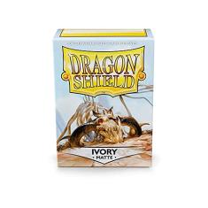 10 Packs Dragon Shield Matte Ivory Standard Size 100 ct Card Sleeves Display Case