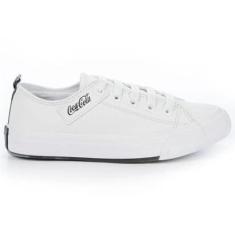Tênis Coca Cola Couro Atlanta Leather Coke Feminino Adulto-Feminino