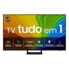 Samsung Smart TV 75 polegadas QLED 4K 75Q70D 2024, Tecnologia de Pontos Quânticos, Processador com AI, Painel até 120Hz, Design AirSlim 75"