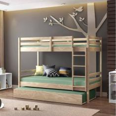 Treliche Teen Play em Madeira Maciça Casatema Marroml