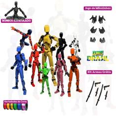 Bonecos Articulado Dummy 13 Diversas Cores (Aleatorio)