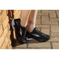 Tênis Action LigShoes FreeStyly Academia Caminhada Com Cadarço-Feminino