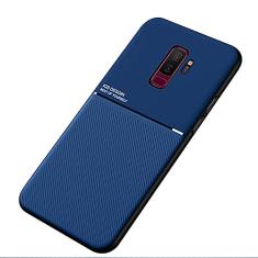 Kepuch Mowen Case Capas Placa de Metal Embutida para Samsung Galaxy S9+ S9 Plus - Azul