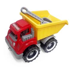 Caminhao Caçamba Transforte VERMELHO/AMARELO Tilin 475