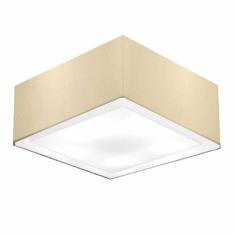 Plafon Quadrado Md-3040 Cúpula Em Tecido Dupla 30/70x70cm Alg