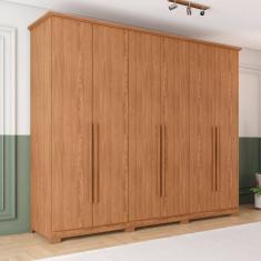 Guarda-Roupa Casal Leblon 6 Portas 6 Gavetas Nature - Henn