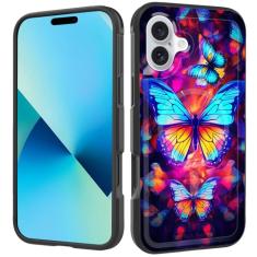 ZQLPLZR Capa magnética para iPhone 16 Plus, [compatível com MagSafe] [proteção contra quedas de grau militar] Capa de telefone resistente à prova de choque para iPhone 16 Plus de 6,7 polegadas 2024,