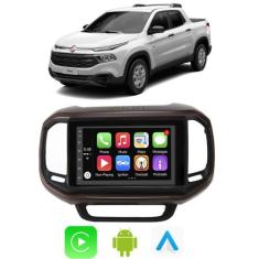 Kit Multimidia 7 Pol Android Toro 2016 a 2023 CARPLAY/Android Auto + C