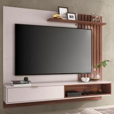 Painel para TV Até 65 Polegadas Tocantins 1 Porta 1 Prateleira Off Whi