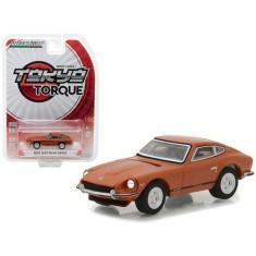 Miniatura Greenlight Datsun 240Z-918 Tokyo S1 1971 1/64, Laranja