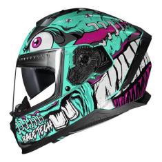 Capacete Race Tech Volt Croc Verde Aqua, 56
