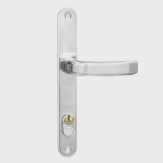 Fechadura Externa Espelho Aço 21mm mgm Serralheiro Cromado