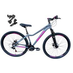 Bicicleta Feminina Aro 29 Gta Start Alumínio 21v Câmbios Shimano Freio