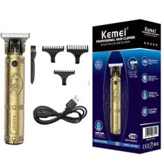 Máquina De Cortar Cabelo Barba Acabamento Kemei Km-700D