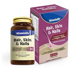Vitaminlife Hair Skin & Nails (Com Colágeno + Biotina) - 60 Caps