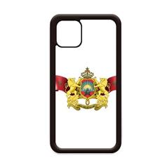 Capa com emblema nacional da bandeira do Marrocos para iPhone 12 Pro Max para Apple Mini Mobile Case